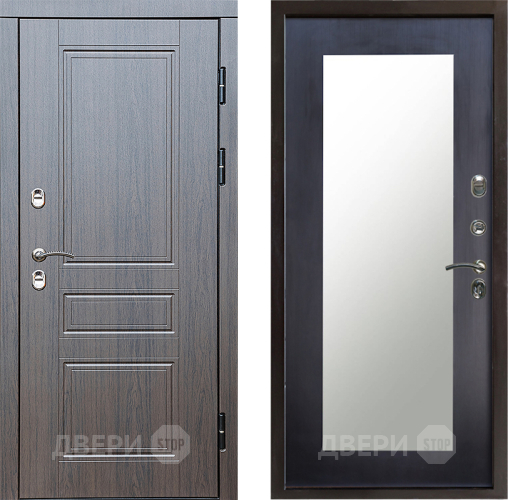 Дверь Престиж TERMO с терморазрывом Классика Зеркало пастораль Венге в Жуковский