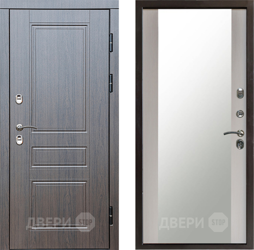 Дверь Престиж TERMO с терморазрывом Классика Зеркало Лиственница белая в Жуковский
