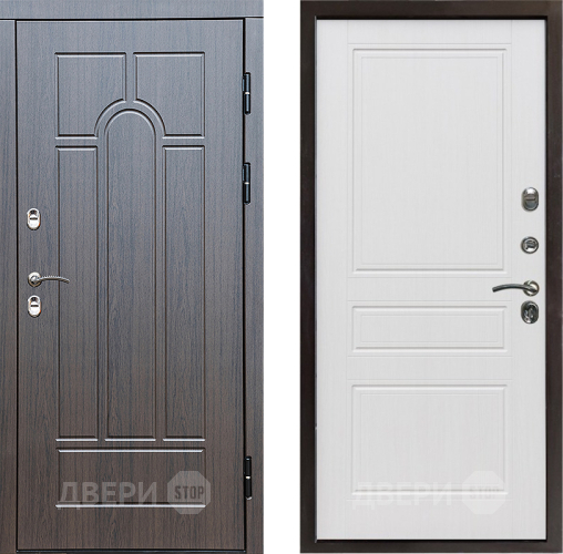 Дверь Престиж TERMO с терморазрывом Арка Классика Белое дерево в Жуковский