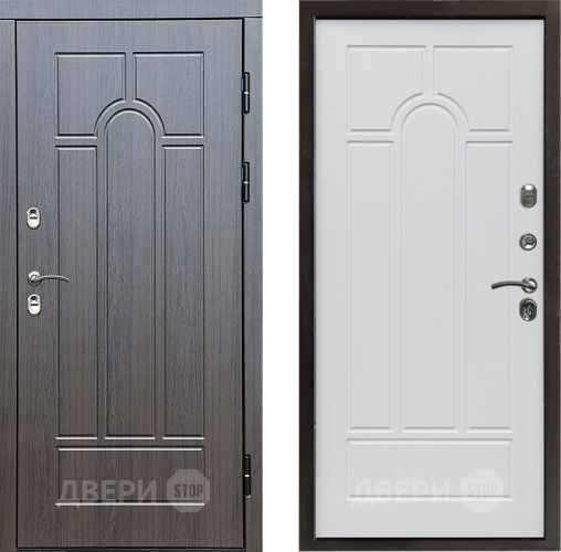 Входная металлическая Дверь Престиж TERMO с терморазрывом Арка Арка Белое дерево в Жуковский