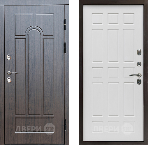 Входная металлическая Дверь Престиж TERMO с терморазрывом Арка Спарта Белое дерево в Жуковский