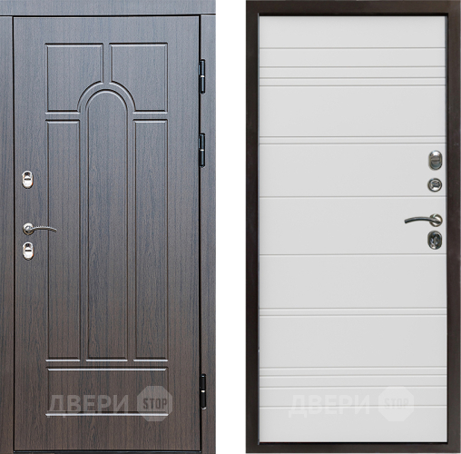 Дверь Престиж TERMO с терморазрывом Арка Line Белый в Жуковский