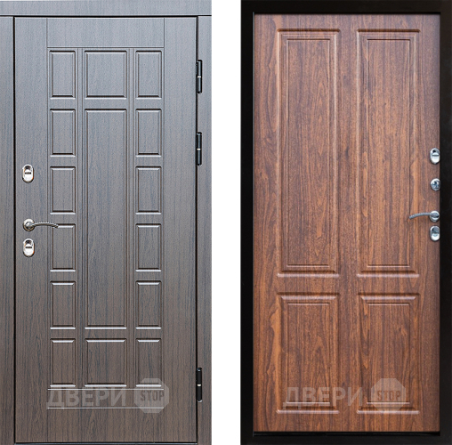 Входная металлическая Дверь Престиж TERMO с терморазрывом Престиж Премиум Орех светлый в Жуковский