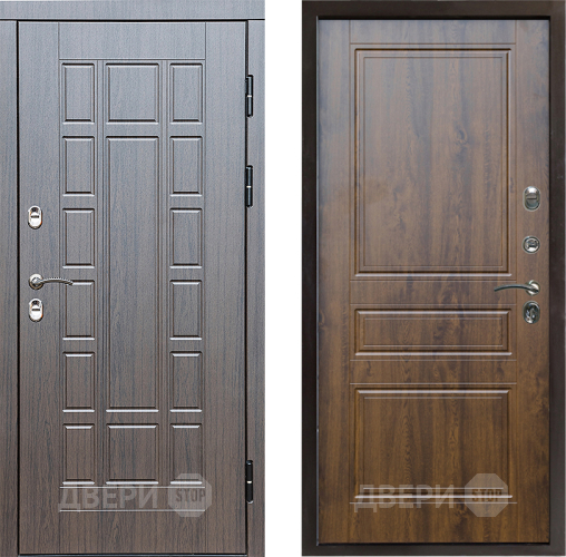 Входная металлическая Дверь Престиж TERMO с терморазрывом Престиж Классика Дуб в Жуковский