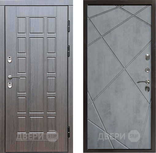 Дверь Престиж TERMO с терморазрывом Престиж Лучи Бетон темный в Жуковский
