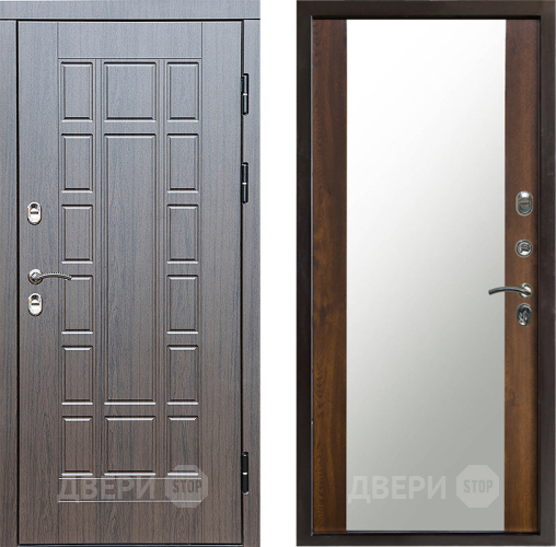 Входная металлическая Дверь Престиж TERMO с терморазрывом Престиж Зеркало Дуб в Жуковский