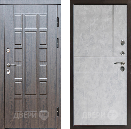 Входная металлическая Дверь Престиж TERMO с терморазрывом Престиж Горизонт Бетон светлый в Жуковский