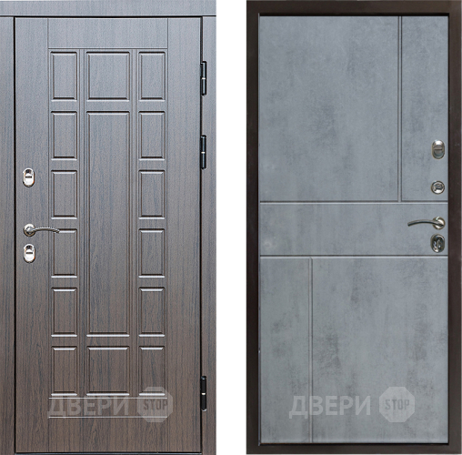 Входная металлическая Дверь Престиж TERMO с терморазрывом Престиж Горизонт Бетон темный в Жуковский