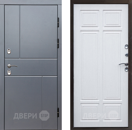 Дверь Престиж TERMO с терморазрывом Горизонт Грэй Премиум Лиственница белая в Жуковский