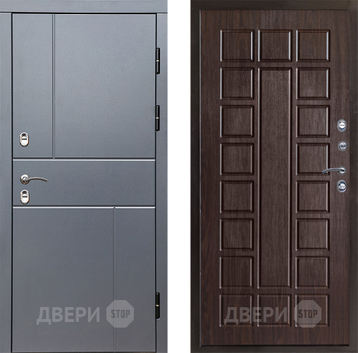 Входная металлическая Дверь Престиж TERMO с терморазрывом Горизонт Грэй Престиж Венге в Жуковский