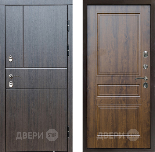 Входная металлическая Дверь Престиж TERMO с терморазрывом Горизонт Венге Классика Дуб в Жуковский