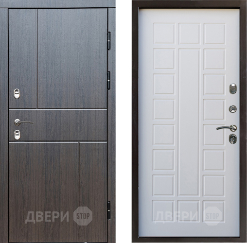 Входная металлическая Дверь Престиж TERMO с терморазрывом Горизонт Венге Престиж Белое дерево в Жуковский