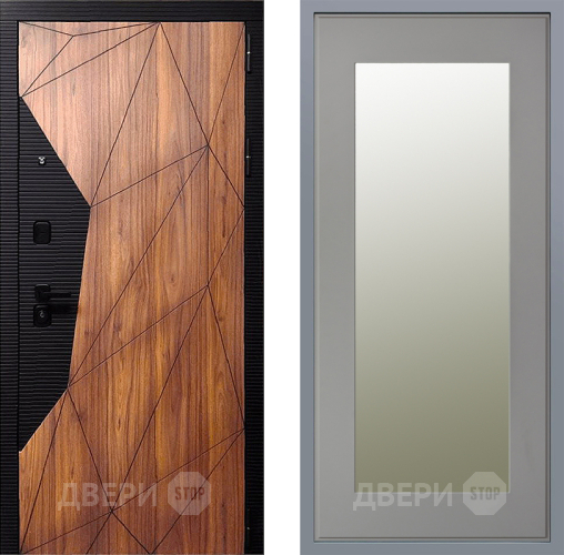 Дверь Заводские двери Морра Зеркало Модерн Грей софт в Жуковский