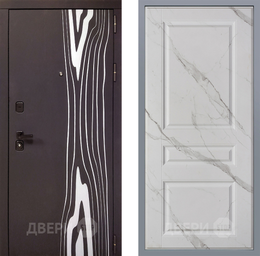 Дверь Заводские двери Леванте Стокгольм Мрамор белый в Жуковский