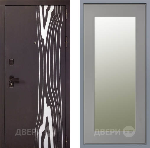 Дверь Заводские двери Леванте Зеркало Модерн Грей софт в Жуковский