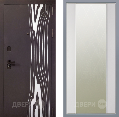 Дверь Заводские двери Леванте Зеркало Ампир Белый софт в Жуковский