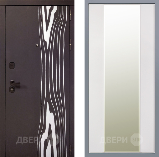 Дверь Заводские двери Леванте Зеркало Макси Белый матовый в Жуковский