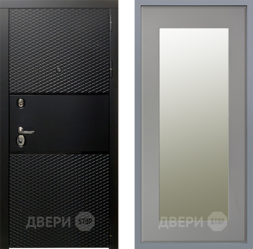 Дверь Заводские двери Тефлон Зеркало Модерн Грей софт в Жуковский