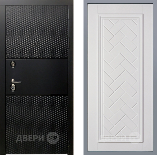 Дверь Заводские двери Тефлон Упра Белый софт в Жуковский