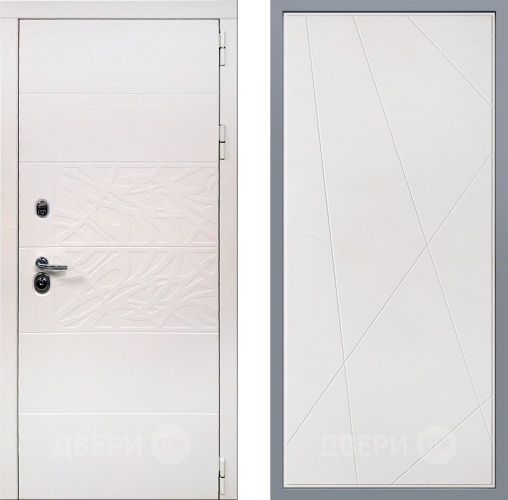Дверь Заводские двери Дэко Вайт Флитта Белый софт в Жуковский