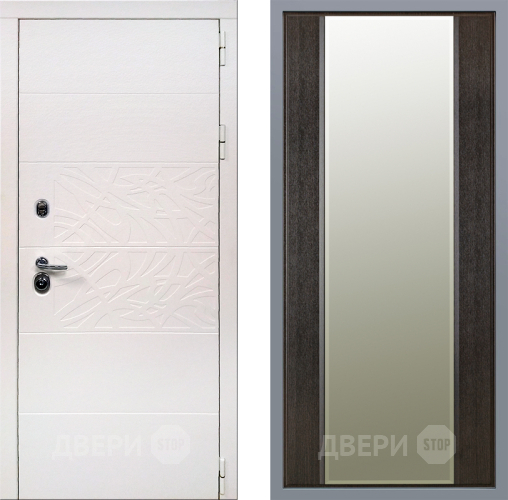 Дверь Заводские двери Дэко Вайт Зеркало Макси Венге в Жуковский