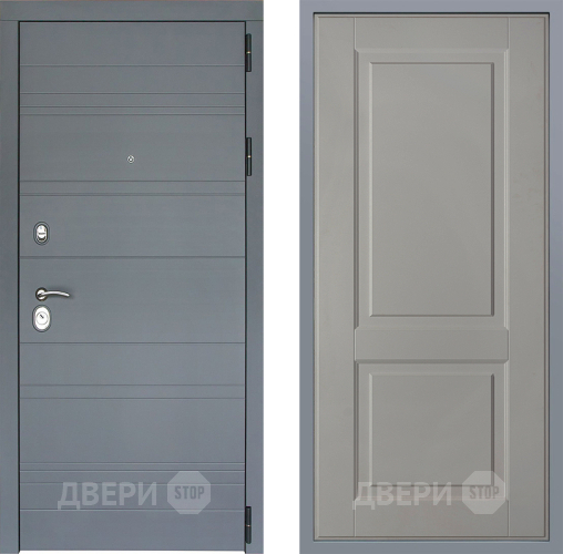Дверь Заводские двери Лира Софт графит Доррен Грей софт в Жуковский