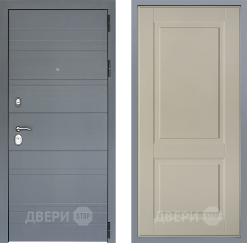 Дверь Заводские двери Лира Софт графит Доррен Шампань в Жуковский