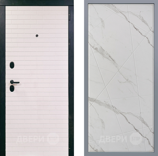 Дверь Заводские двери Сохо Флитта Мрамор белый в Жуковский