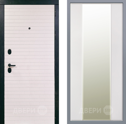 Дверь Заводские двери Сохо Зеркало Макси Белый матовый в Жуковский