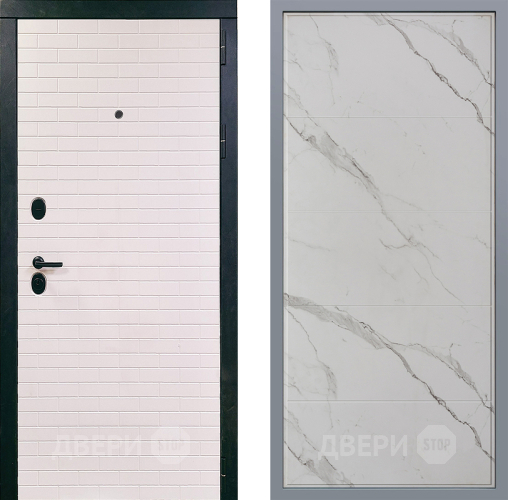 Дверь Заводские двери Сохо Тривия Мрамор белый в Жуковский