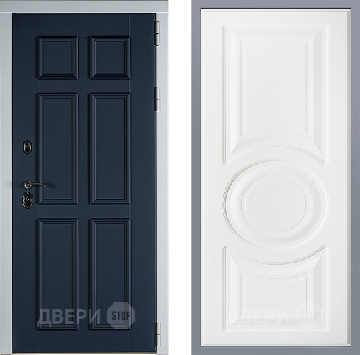 Дверь Заводские двери Стокгольм Неаполь Лофт белый в Жуковский