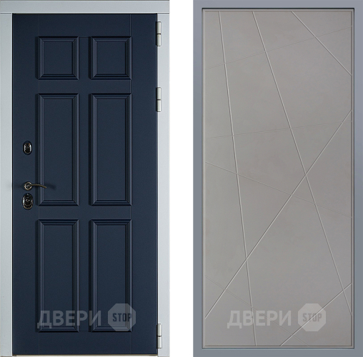 Дверь Заводские двери Стокгольм Флитта Грей софт в Жуковский