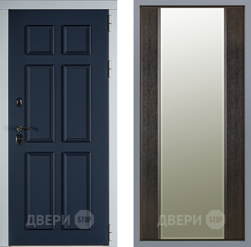 Дверь Заводские двери Стокгольм Зеркало Макси Венге в Жуковский