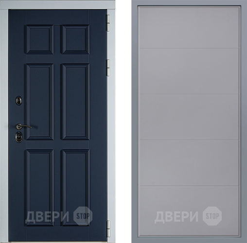 Дверь Заводские двери Стокгольм Тривия Грей софт в Жуковский