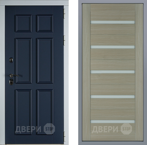 Дверь Заводские двери Стокгольм СБ-1 Капучино в Жуковский
