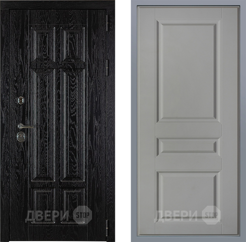 Дверь Заводские двери Мюнхен Стокгольм Грей софт в Жуковский