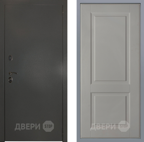Дверь Заводские двери Эталон 3к антик серебро Доррен Грей софт в Жуковский