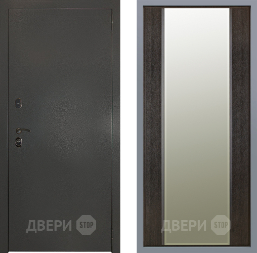 Дверь Заводские двери Эталон 3к антик серебро Зеркало Макси Венге в Жуковский