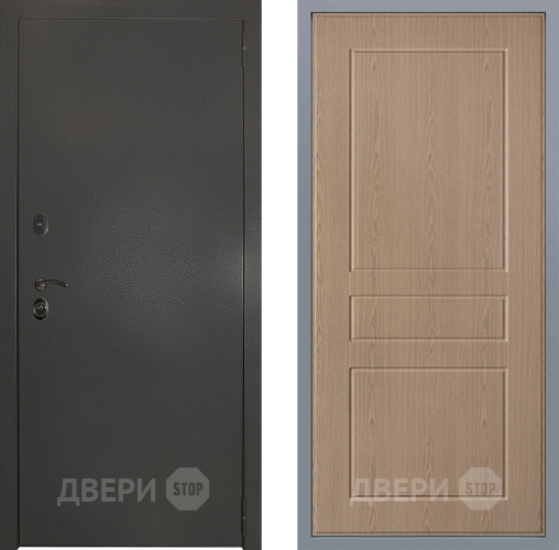 Дверь Заводские двери Эталон 3к антик серебро К-2 Беленый дуб в Жуковский
