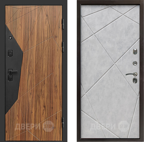 Входная металлическая Дверь Престиж Avangard Лучи Бетон светлый в Жуковский