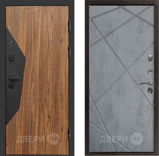 Дверь Престиж Avangard Лучи Бетон темный в Жуковский