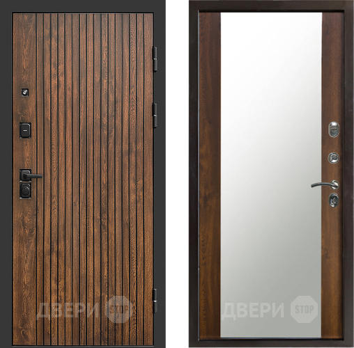 Входная металлическая Дверь Престиж Tvist Зеркало Дуб в Жуковский