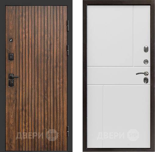 Входная металлическая Дверь Престиж Tvist Горизонт Бетон белый в Жуковский