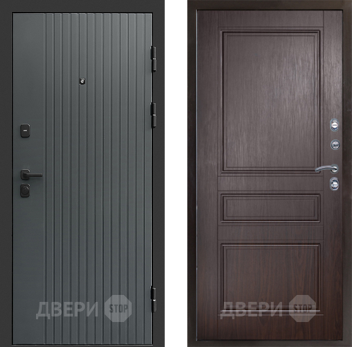 Входная металлическая Дверь Престиж Tvist Grey Классика Венге в Жуковский