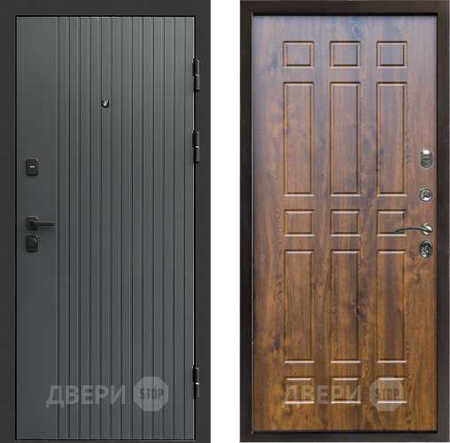 Входная металлическая Дверь Престиж Tvist Grey Спарта Дуб в Жуковский