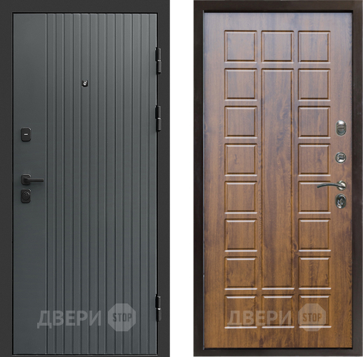 Входная металлическая Дверь Престиж Tvist Grey Престиж Дуб в Жуковский