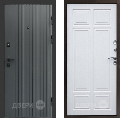 Входная металлическая Дверь Престиж Tvist Grey Премиум Лиственница белая в Жуковский
