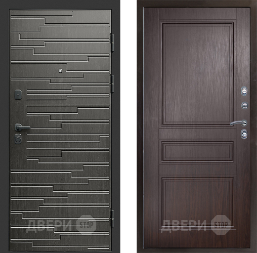 Входная металлическая Дверь Престиж Rivera Классика Венге в Жуковский