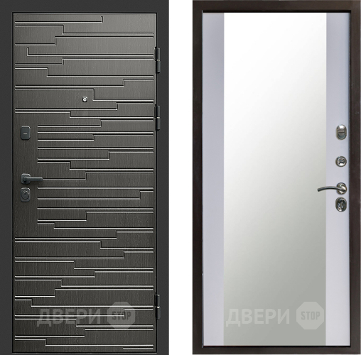 Дверь Престиж Rivera Зеркало Белый софт в Жуковский