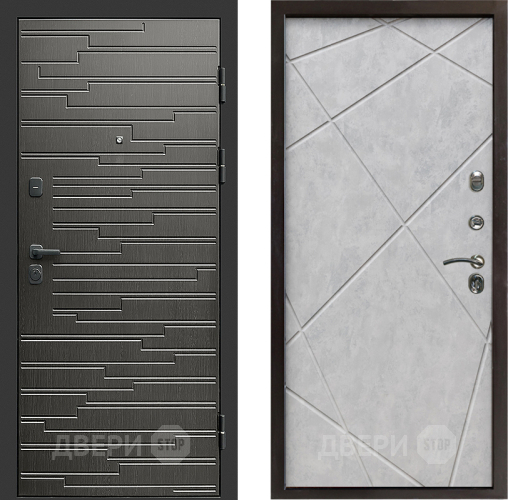 Дверь Престиж Rivera Лучи Бетон светлый в Жуковский